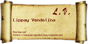 Lippay Vendelina névjegykártya