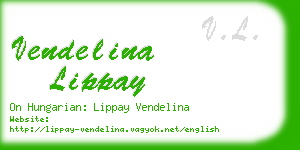 vendelina lippay business card